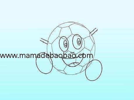 3种方法来用三种方法画足球(足球简笔画法)