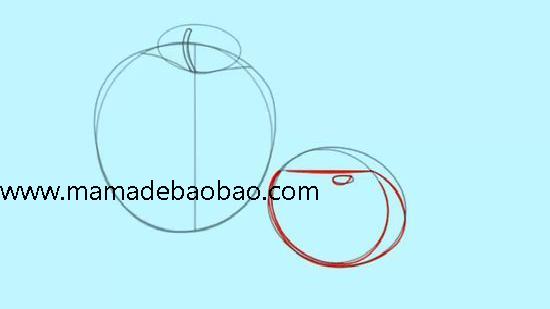 3种方法来画苹果 - （卡通苹果）