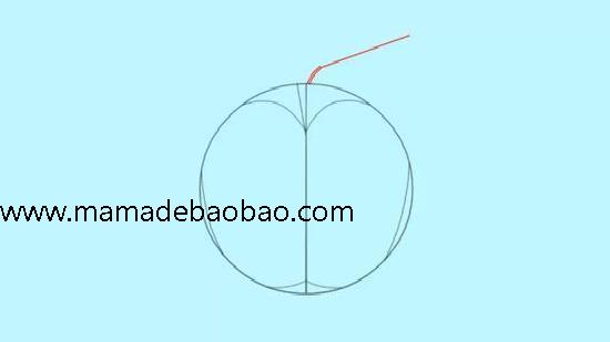 3种方法来画苹果 - （卡通苹果）