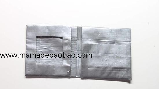 3种方法来用胶带做钱包（钱包包体）