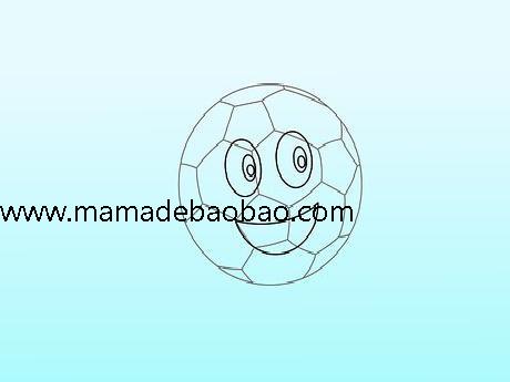 3种方法来用三种方法画足球(足球简笔画法)