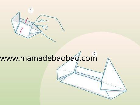 4种方法来折便条 -(基本的正方形便条)