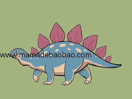 5种方法来画恐龙 -（剑龙）