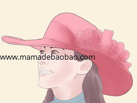 4种方法来戴帽子 - （春夏戴帽）