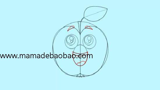 3种方法来画苹果 - （卡通苹果）