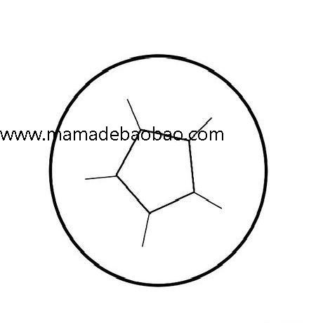 3种方法来用三种方法画足球(足球简笔画法)
