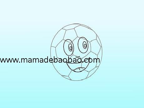 3种方法来用三种方法画足球(足球简笔画法)