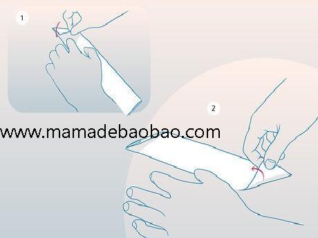 4种方法来折便条 -(基本的正方形便条)