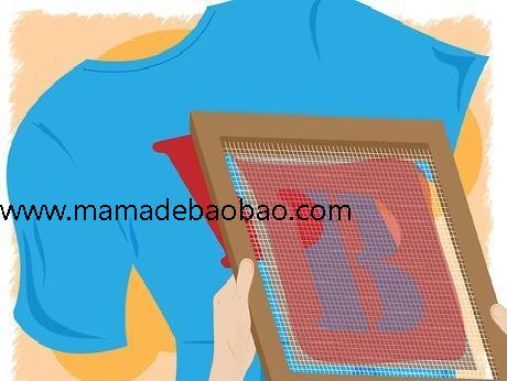 3种方法来在空白T恤上印制图案（使用模板）